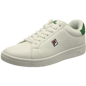 FILA Heren Crosscourt 2 F Low Sneakers, White Verdant Green, 44 EU