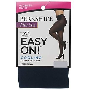 Berkshire Vrouwen Plus-size The Easy On! 40 Denier Cooling Microfiber Panty, Donkerblauw, 3X/4X