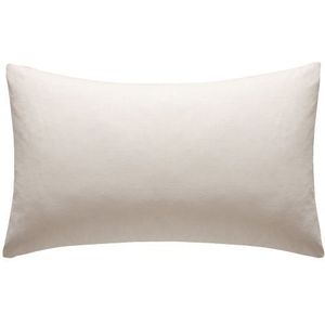 Catherine Lansfield Strijkvrij hoeslaken, percal huisvrouwen kussenslopen crèmekleurig
