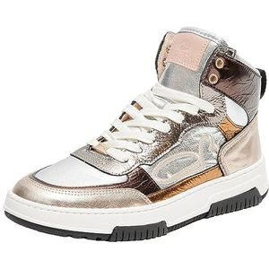 Fred de la Bretoniere YARA hoge sneakers voor dames, zilver, 36 EU, zilver, 36 EU