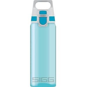 SIGG Total Color Aqua Drinkfles (0,6 l), vrij van schadelijke stoffen en lekvrije drinkfles, lichte en onbreekbare drinkfles van Tritan