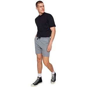 Trendyol Man Normale taille Recht been Regular fit Shorts, gerookt, L, Gerookt, L
