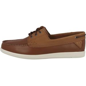 Clarks - Bratton - Bootschoenen - Donkerbruin - Leer
