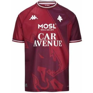 Kappa Kombat Home FC Metz ACT Jersey FCM | Man | Maat M | Rood Granata/Rood DK/Sponsor