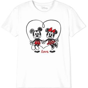 Disney T-shirt voor meisjes, Wit, 10 Jaar