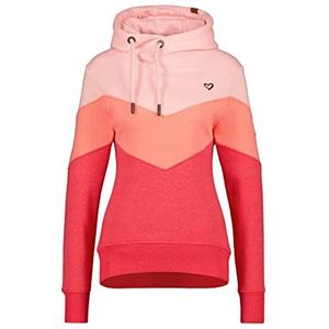 ALIFE and Kickin StellaAK A Hoodie Sweatshirt Dames Capuchontrui, Coral Melange, XS