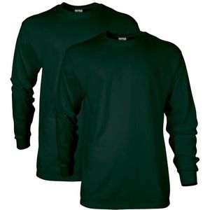 GILDAN Herenhemd (2 pak), Bosgroen, 3XL