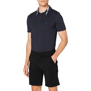 CASUAL FRIDAY CFAllan Chino shorts voor heren, korte broek, bermuda met stretch, slim fit, zwart (50003), S