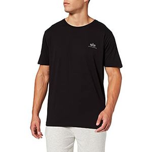 Alpha Industries Backprint T Reflecterend T-shirt met opdruk voor heren Black/Reflective