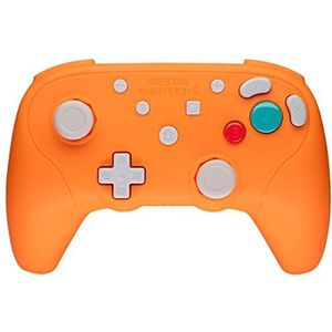 Retro Fighters - BattlerGC - Draadloze Controller - Oranje - Compatibel met GameCube, Switch en PC