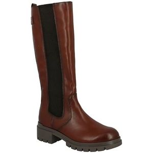 TOM TAILOR 4294201 Kniehoge laarzen voor dames, brandy, 40 EU