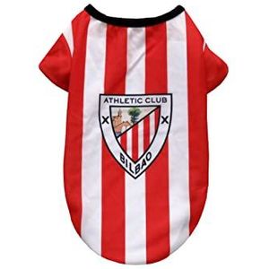 Athletic Club Bilbao T-shirt voor hond of kat, verkrijgbaar in 8 maten, teamuitrusting, maat XS, hoge kwaliteit, officieel product (CyP Brands)