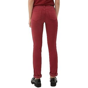 s.Oliver Damesjeans, Betsy Slim Fit, rood, 32/34
