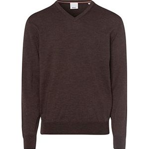 BRAX Heren Style Vico Merino V-kraag pullover, Lama 2, 50