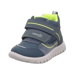 Superfit Sport7 Mini Sneakers voor jongens, Blauw geel 8000, 29 EU Schmal