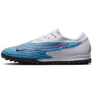 Nike React Phantom Gx Pro Tf Sneakers, heren, Baltisch blauw roze blast wit laserblauw, 45 EU