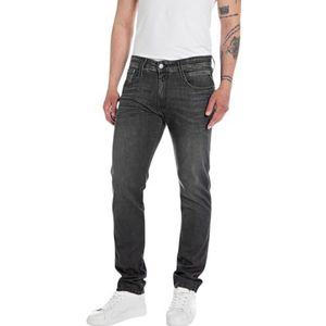 Replay Anbass Slim fit Jeans voor heren, 097, donkergrijs, 33W x 36L