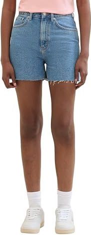 TOM TAILOR - 10119 - Bermuda Jeans Shorts - Used Mid Stone Blue - Dames