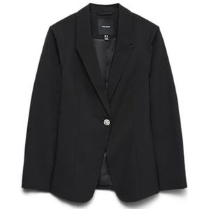 VERO MODA Vmfilia Ls Fitted Blazer, zwart, 40