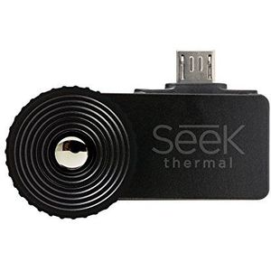 Seek Thermal XR UT-EAA compacte thermische camera XR met micro-USB-aansluiting, waterdichte beschermhoes voor XR - Extended Range/Android-apparaten, zwart