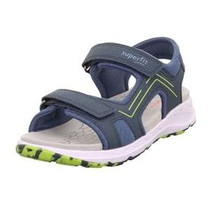 Superfit Criss Cross Sandalen voor jongens, blauw 8000, 32 EU Weit