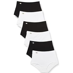 Playtex - Koester - Katoenen Maxi Slip - Wit/Zwart - 6 Pack