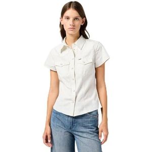 Overhemd - Vintage Wit - Slim Fit - 100% Katoen