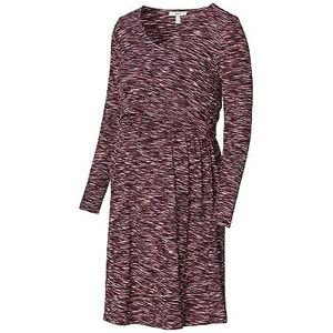 ESPRIT Maternity Dress Nursing Lange mouw, Plum Red - 606, XXL