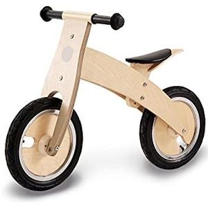 Pinolino 239471 Springfiets Lino, van hout, converteerbaar van Chopper tot Blasting Bike, voor kinderen van 2-5 jaar, Naturel, 85 x 38 x 55