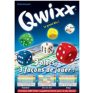 GIGAMIC jnqr – dobbelspel – Qwixx – navulverpakking blok-Score – 3 x 80 stekkers