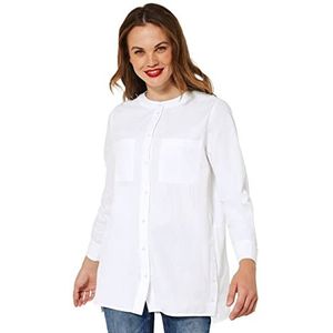 Street One Lange damesblouse, wit, 40