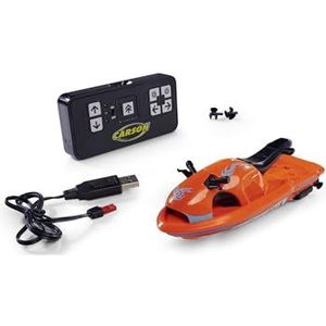 Carson 500108056 Nano Racer Jetski 2.4 GHz - op afstand bestuurbare boot, RC boot, op afstand bestuurbare boot voor kinderen en volwassenen, inclusief afstandsbediening