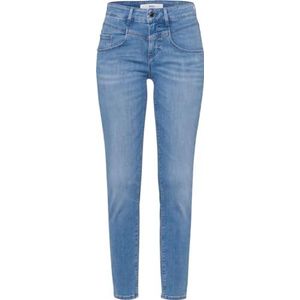 BRAX Ana Sensation Damesjeans, duurzame 5-pocket-skinny jeans met push-up-effect, Used Summer Blue, 34W / 30L
