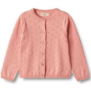 Wheat Meisje Maia GOTS gecertificeerd duurzaam gebreid vest, 2509 rozet, 62