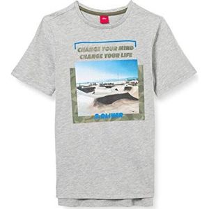 s.Oliver T-shirt voor jongens, gemengd grijs, 140 cm