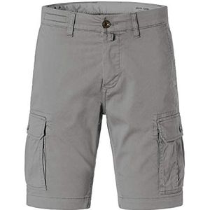 Pierre Cardin Heren Bermuda Cotton Shorts, grijs, 33