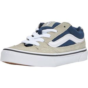 Vans Caldrone Basketbal, suède/mesh grijs/blauw, 34 EU, Suède Mesh Grijs Blauw, 34 EU