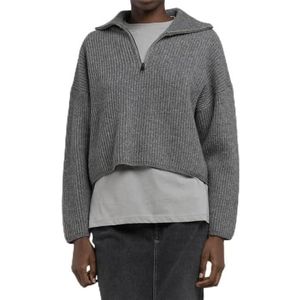 Replay Dames cropped wollen trui, M08 Iron Melange, L