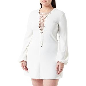 Pinko Betrouwbare jurk met fluid, co, casual jurk voor dames, Z07_zijdewit, 30 NL