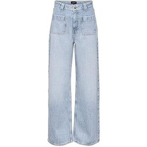 VERO MODA Women's VMKATHY SHR Wide Pocket DO319 Jeans, Light Blue Denim, 28/32, blauw (light blue denim), 28W x 32L