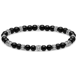 Thomas Sabo Uniseks armband Talisman zwart 925 sterling zilver A1924-704-11-L19