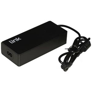 LINK Universele voeding voor notebook, 90 W, 5 A, automatisch, 12-20 V, met 12 adapters, 1 USB-poort via Ricarica, 5 V, 18 W, merk