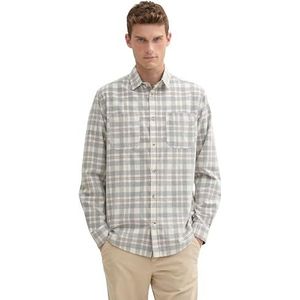 Tom Tailor - Vrijetijdsoverhemd - Ruitmotief - Puur Katoen