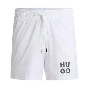 HUGO paol zwemshorts voor heren, White100, L