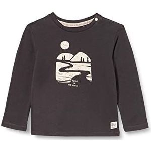 Noppies Baby Baby-jongens B Tee Ls Raroria T-shirt, Phantom - P008, 50 cm