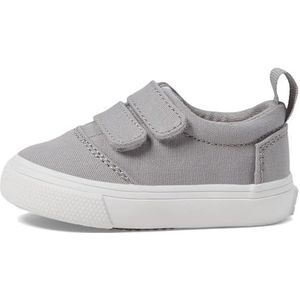 TOMS Uniseks Fenix Double Strap sneakers voor kinderen, Drizzle Grey Canvas, 22 EU