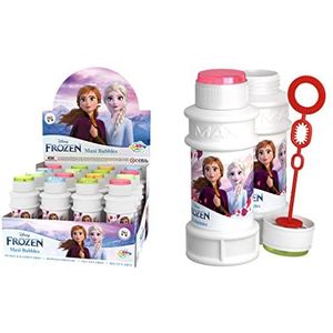 DULCOP - Pak van 16 Frozen Bubbles - Zeepbellen - 175 ml - 047575PA - Blauw - Plastic - Officiële Licentie - Kinder Speelgoed - Buitenspel - Vanaf 3 jaar