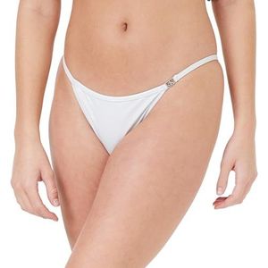 Calvin Klein Vrouwen String Cheeky Bikini Swim, Pvh Classic Wit, S