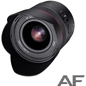 Samyang AF 24 mm F1.8 Sony FE Tiny but Landscape Master - Autofocus volledig formaat en APS-C groothoek Vaste brandpuntsafstand Lens voor Sony E, FE, E-Mount voor Sony Alpha A9 A7 A7c A6000 A500 Nex