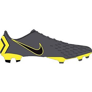 Nike Unisex Vapor 12 Academy Ps Mg voetbalschoenen voor kinderen, Grijs Dark Grey Black Dark Grey 070, 28 EU